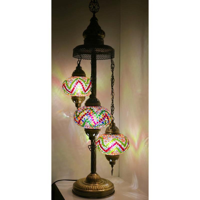 Аутентичная лампа с мозаичным пьедесталом 3