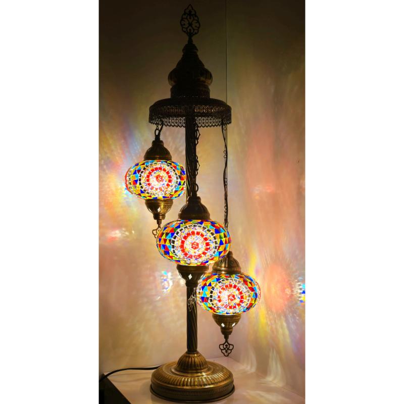 Аутентичная лампа с мозаичным пьедесталом 3